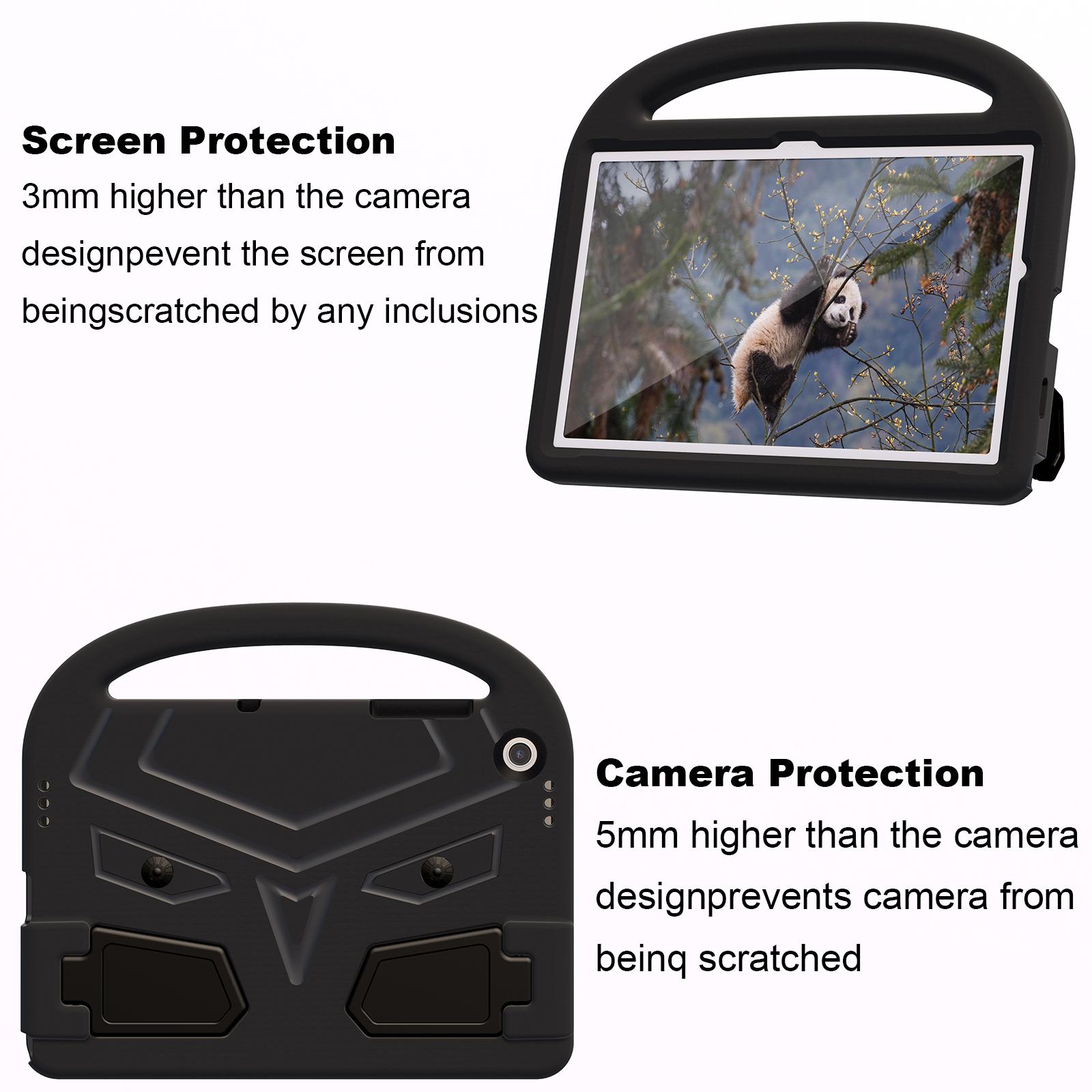 

For Samsung Galaxy Tab A9+ Case Sparrow Style Hand Grip Kickstand EVA Tablet Cover Rose