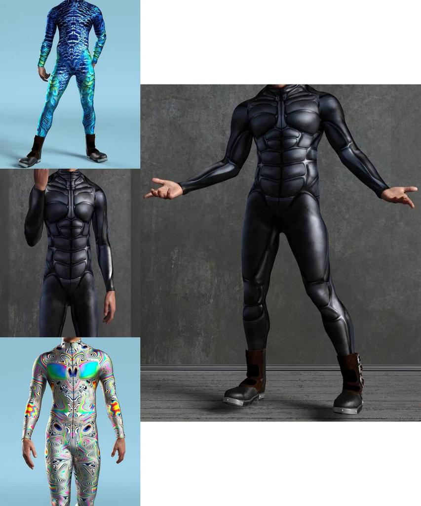 Halloween Adult 3d Digital Print Bodysuit For Cosplay And Costume Parties