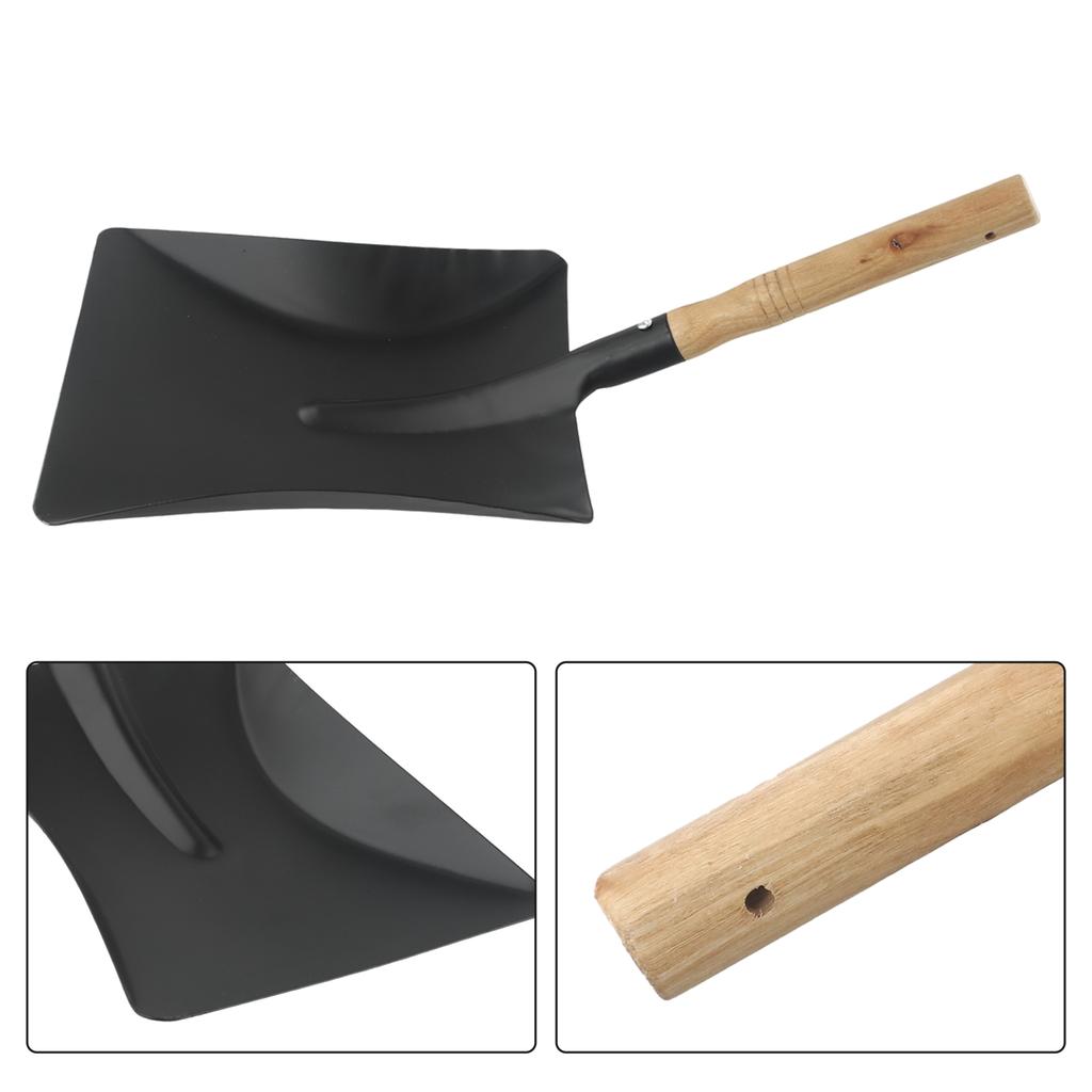 Iron Construction Steel Dustpan Ovens Stoves Grills Ash Shovel Multi Purpose Cleaning Package Content Product Name