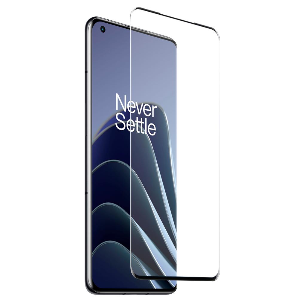 

NORTHJO A+ For OnePlus 10 Pro 5G/9 Pro 5G Tempered Glass Screen Protector Side Glue 3D Curved Ultra Clear Film Black