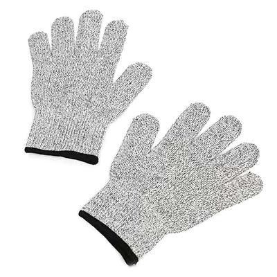 Hppe Level 5 Sicherheits-Anti-Schnitt-Handschuhe. Hochfeste Anti-Schnitt-Glasschneidehandschuhe