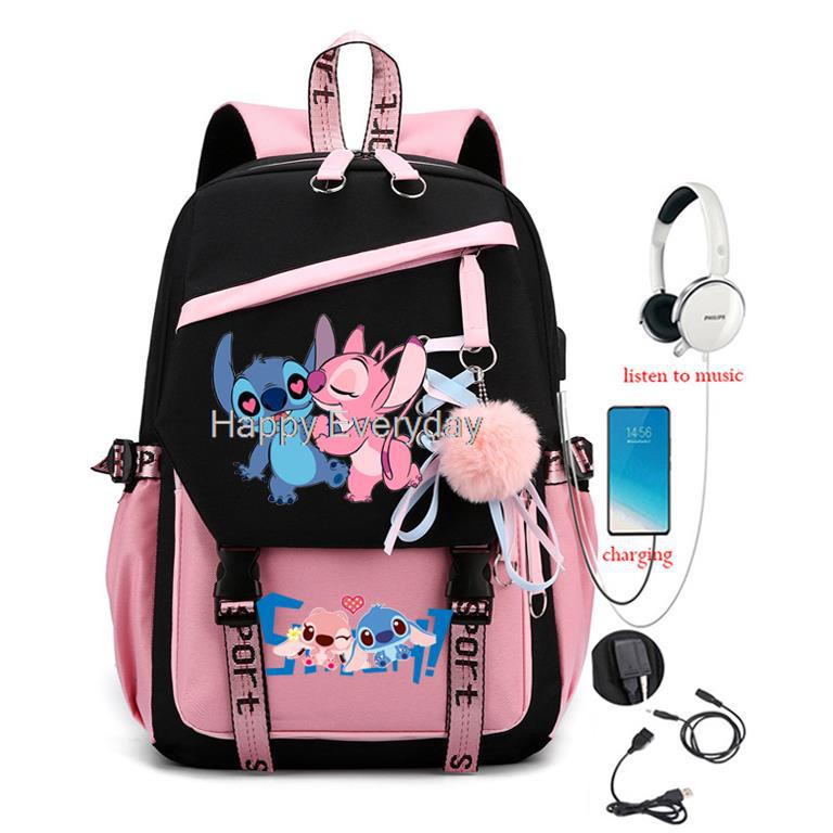 Peripheral Fashion Backpack Middle School Student Elementary School Bag Cartoon Fashion Backpack