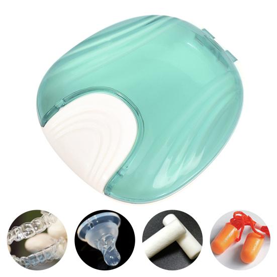 Orthodontic Braces Box Portable Transparent Easy Access Leak-proof Odor-free Reusable Braces Case for Travel