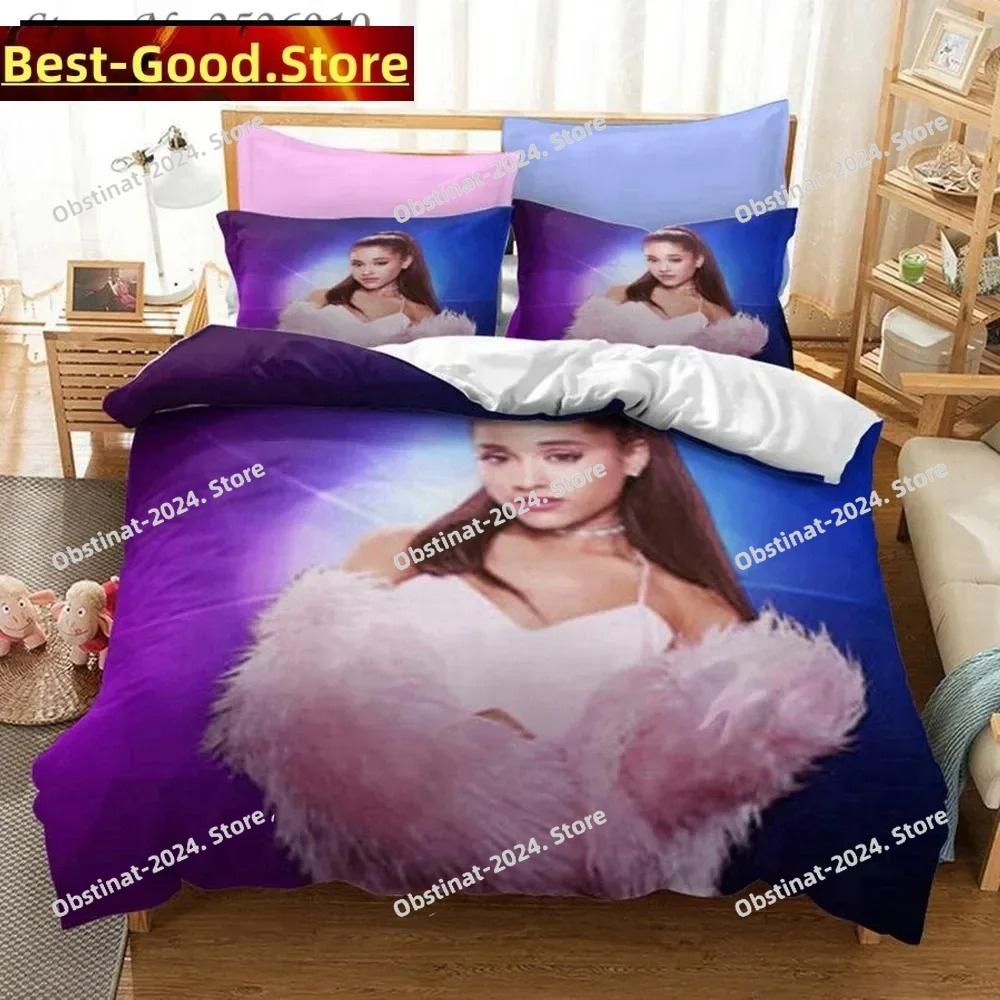 Popular Singer 3D Character Bedding Set Printed Bed Set Duvet Cover Sheet Pillowcase Bed Soft Quilt Cover Full Queen King Size