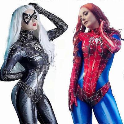 Sexy overal Spider Woman pro cosplay pro fanoušky Marvel Spider-Mana jako dárek na párty