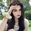 Hair Tie Pleated Texture Imitation Pearls Embellishment Hair Rope Strong Ponytail Holder Buns