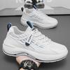 Men's Shoes Spring New Breathable Mesh Little White Shoes Men's Trend Versatile Platform Sports Shoes Casual Dad Shoes Men