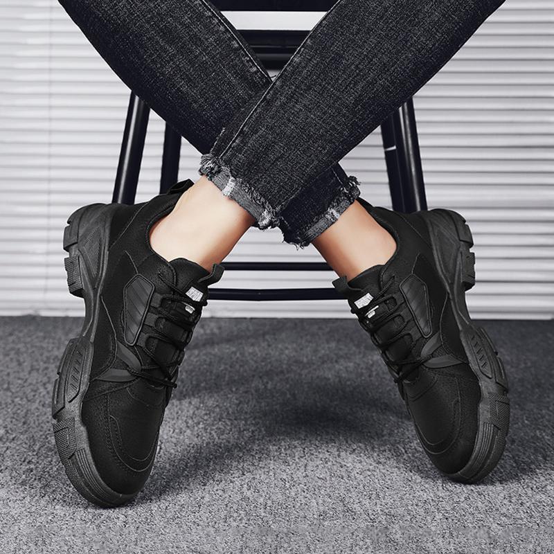 Oulylan Men Casual Breathable Sneakers Summer Lace Up Protection Boots Waterproof Labor Shoes Anti Slip Wear Resistant Footwear