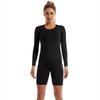 Women's Body Shaping Sweat Suit: Tummy Control Yoga Pants & Long Sleeve Top for Fitness & Running