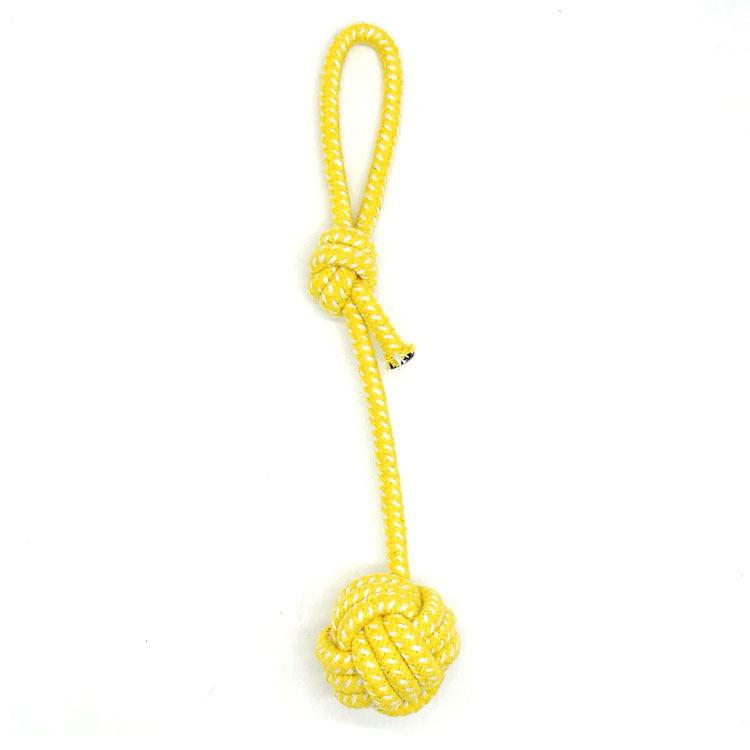 Custom Best Selling Eco-Friendly Cotton Dog Teeth Cleaning Chew Rope Toy