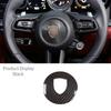 For 911/Taycan/Macan/Panamera Steering Wheel Decoration Panel Cover Real Carbon Fiber Car Interior Styling Accessories