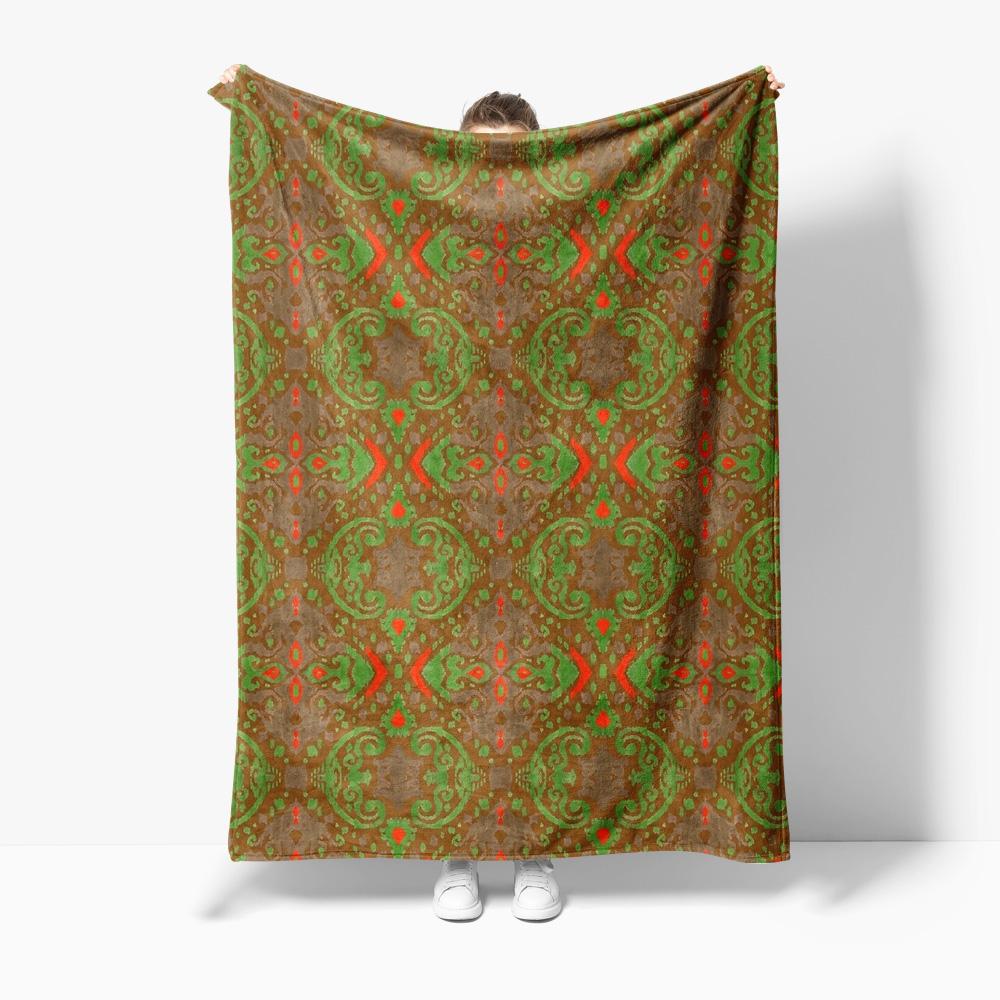 

unframed Vintage Ethnic Moroccan Kilim Tribal Ankle Warm Throw Blanket Decorative Cushion Cover Bedspread 75x100cm