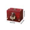 Wood Chest Antique Keepsake Storage Organizer Jewelry Storing Storage Organizer For Bedroom Tabletop Nightstand Dresser Vanity