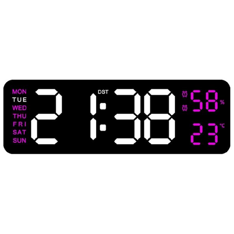 LED Digital Display Alarn Clock Brightness Dimmable Hangable and Desk Colck