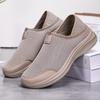 Men's shoes new mosquito repellent one-pedal old Beijing cloth shoes breathable casual and comfortable couple dad shoes