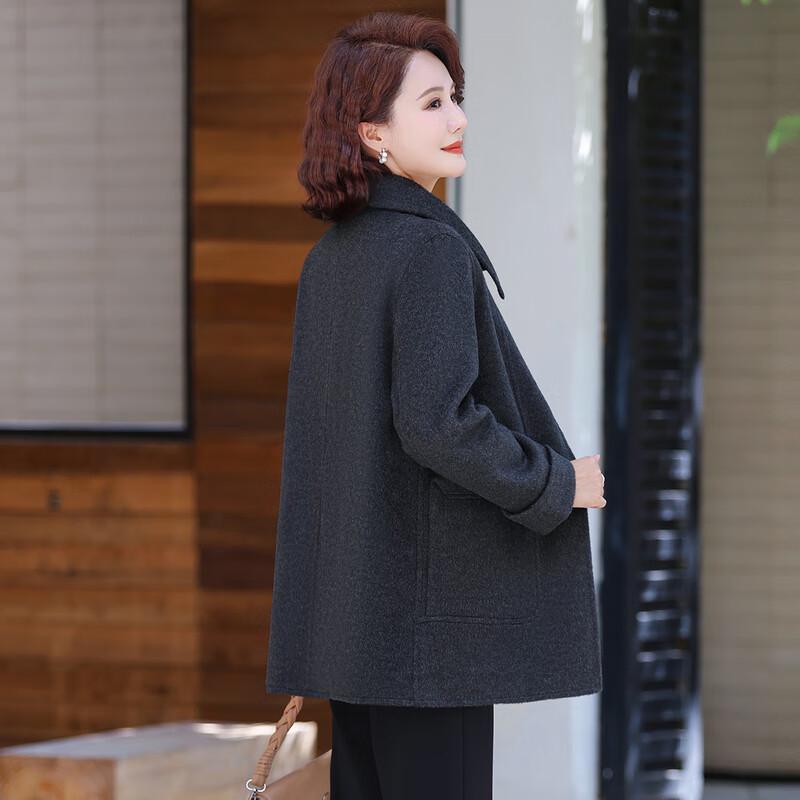 Elegant Plus Size Autumn/Winter Woolen Coat for Women