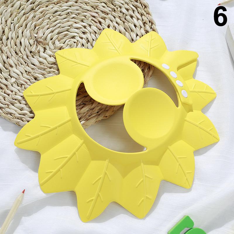 Căciulă de șampon pentru bebeluși cu desene animate, reglabilă, impermeabilă, cu protecție împotriva stropilor, vizieră de baie, pălărie, durabilă, protecție pentru spălarea părului bebelușului la duș