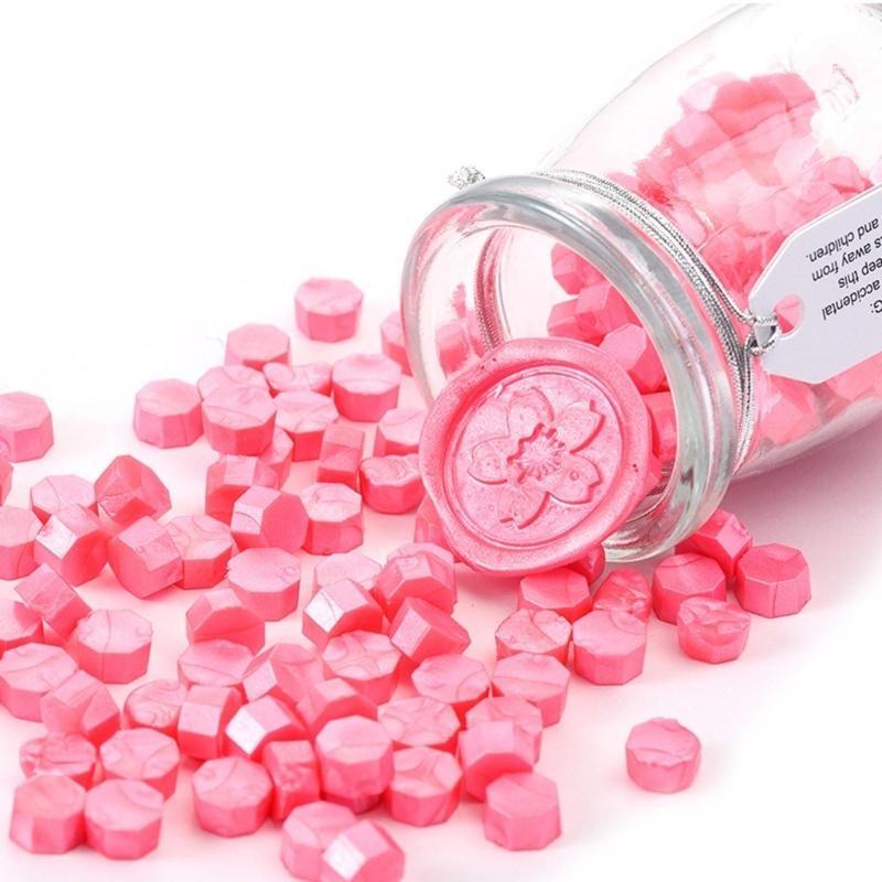  150pcs Octagonal Wax Seal Stamps Scrapbook Material Sealing Wax DIY Craft Decoration Birthday Wedding Stamp