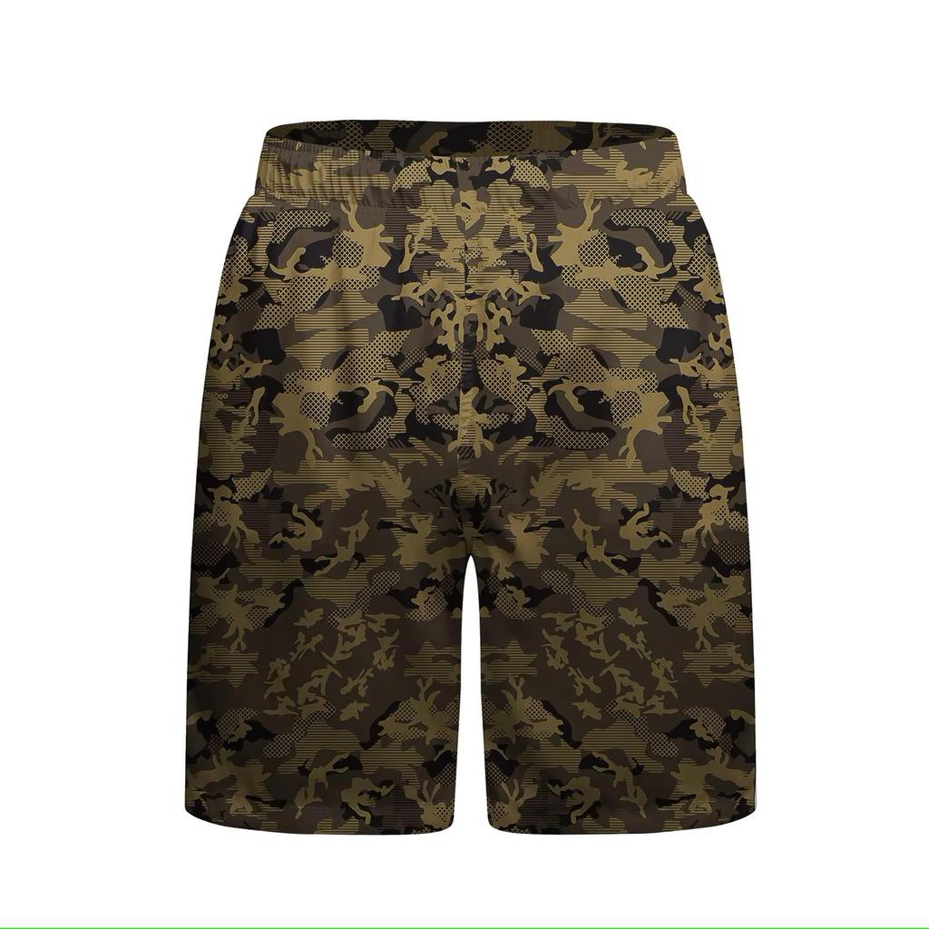 Camouflage MMA Muay Thai Kickboxing Boxing Shorts Sports Unisex Men Women Fitness Workout Quick Dry Print Elastic Waist Gym Fitness Training
