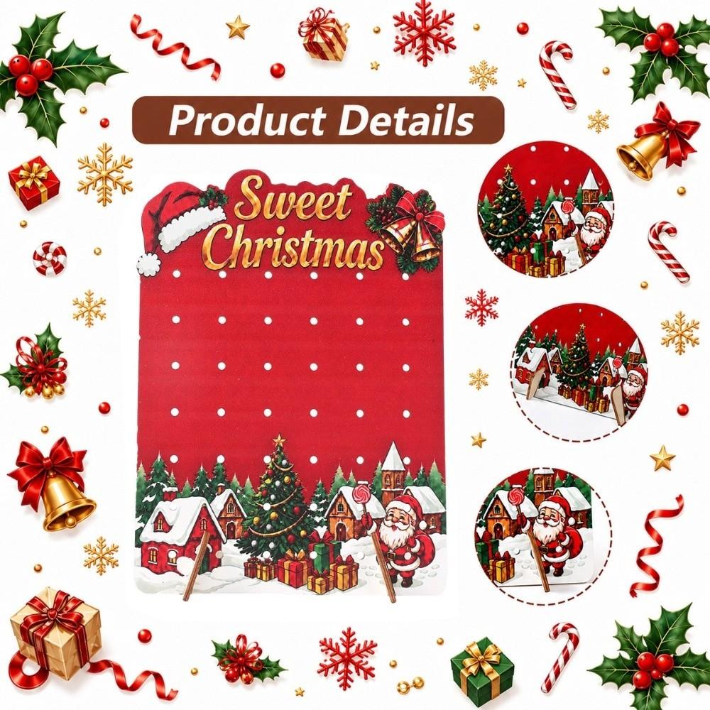 with 2 Support Brackets Lollipop Display Rack Wooden Candy Display Stand New Year Party