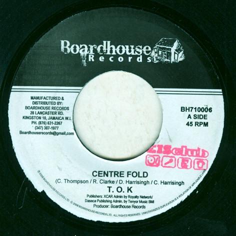 

7inch Record T.O.K. / DANNY ENGLISH - Centre Fold / Tek Weh Bwoy Gal BH710006 Boardhouse Reco 2008 Jamaica Reggae, Ska & Dub Used