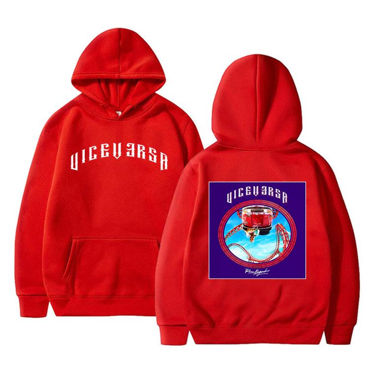 Rauw Alejandro Vice Versa Todo De Ti Album Print Hoodie Men Women Hip Hop Fashion Hooded Sweatshirt Male Vintgae Casual Hoodies