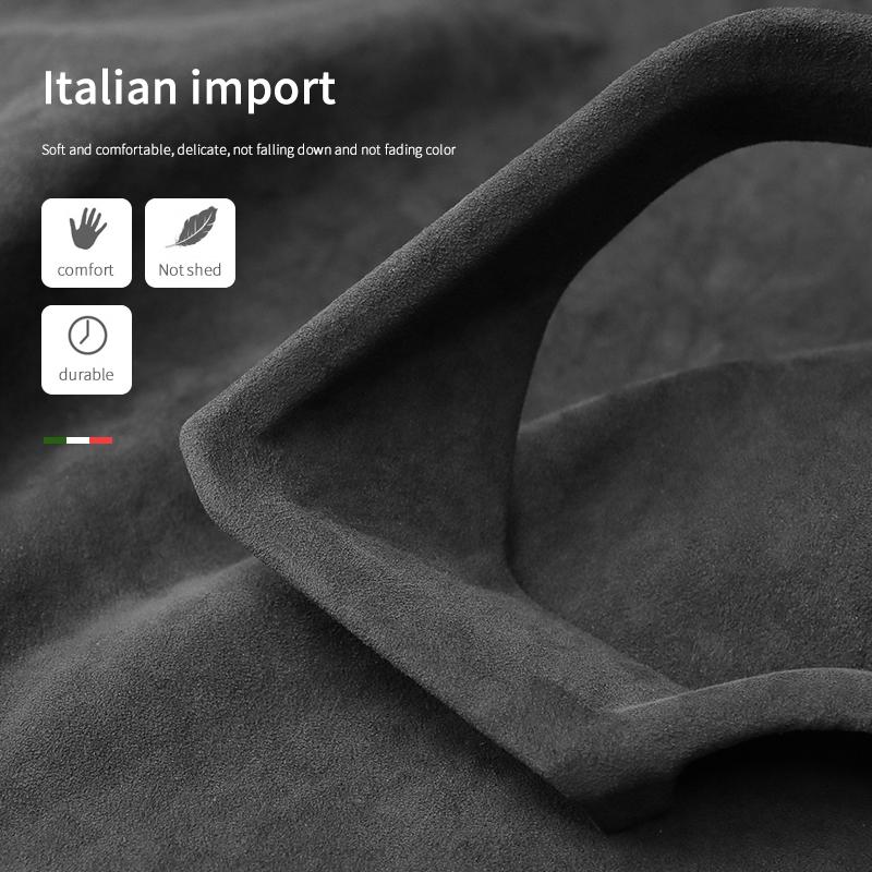 Italy Super Suede Cover For BMW X5 X6 G05 G06 G07 Car Speedometer Dashboard Trim Frame Flannel Decoration Internal Accessories