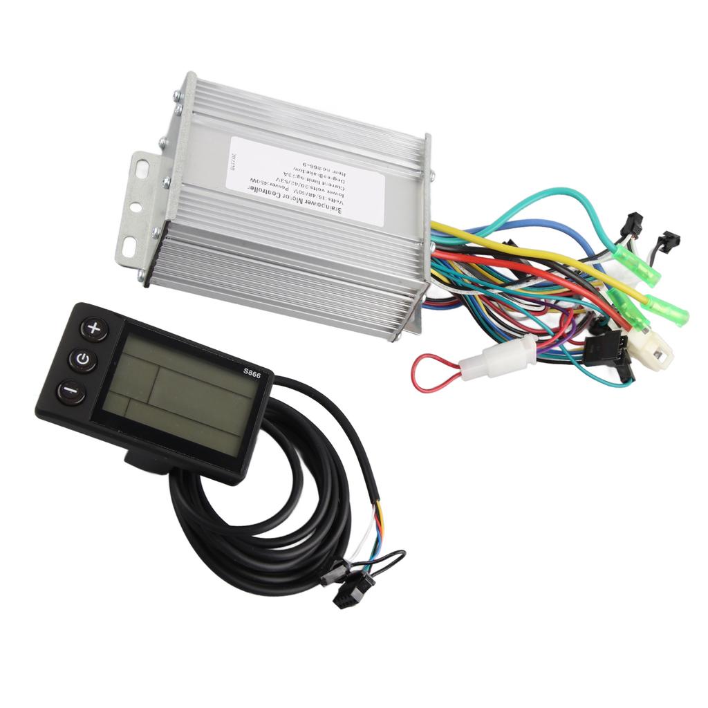 Brushless Motor Controller Aluminum Alloy Notch Shell Heat Dissipation Electric Intelligent Controller with LCD Display