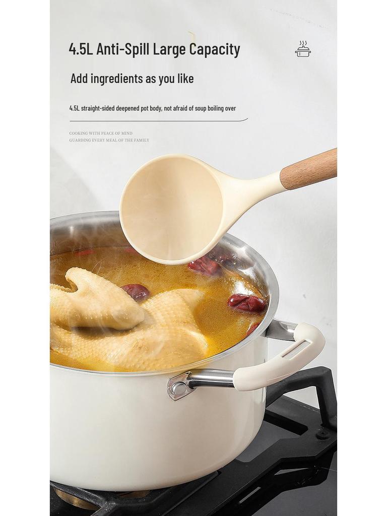 316 Stainless Steel Steamer Pot with Double Handles for Gas & Induction Cookers