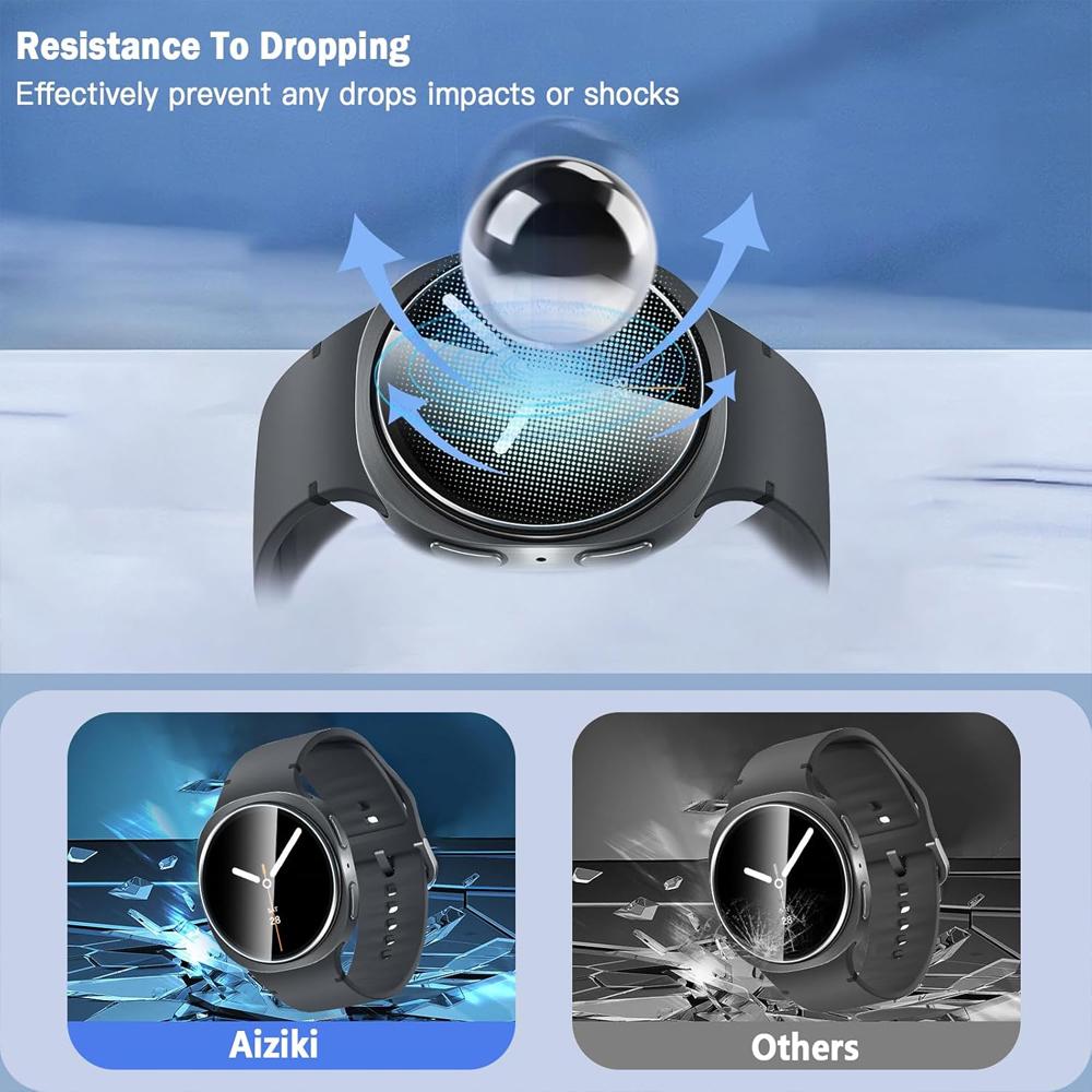 Tempered Glass For Samsung Galaxy Watch 8/8 classic 46mm 44mm 40mm Accessories HD Hydraulic Film Galaxy watch8 Screen Protector