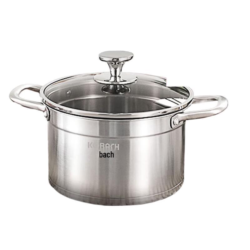 Kangbach 22cm 304 Stainless Steel Double-Handle Soup Pot