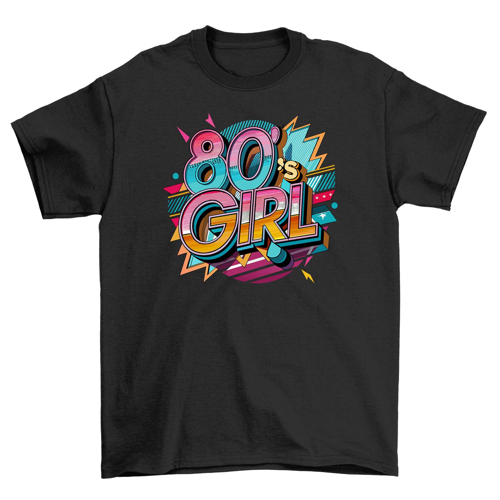 Retro_82 Vintage 80 s Girl T-Shirt Mens Womens Tees Top - Funny, Rad, and Totally Tubular! Unisex Pri M
