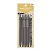 Mitsubishi Pencil Uniball ZENTO Standard 0.5mm Slate Gray Water-Based Ballpoint Pen, 5-Pack (HUBNZSC055P61)