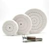 2/3/4 Inch Mirror Polishing Wheel Set with Handle - Suitable for Grinding Wheel Machine Tools, Diamond Carving And Jewelry Polishing Wheel