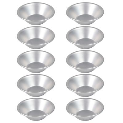 10 PCS Tart Pans Mini Molds Pastry Mold Aluminum Alloy Material Eggs Tart Molds Small Cupcake Mold Gift for Baking Lover