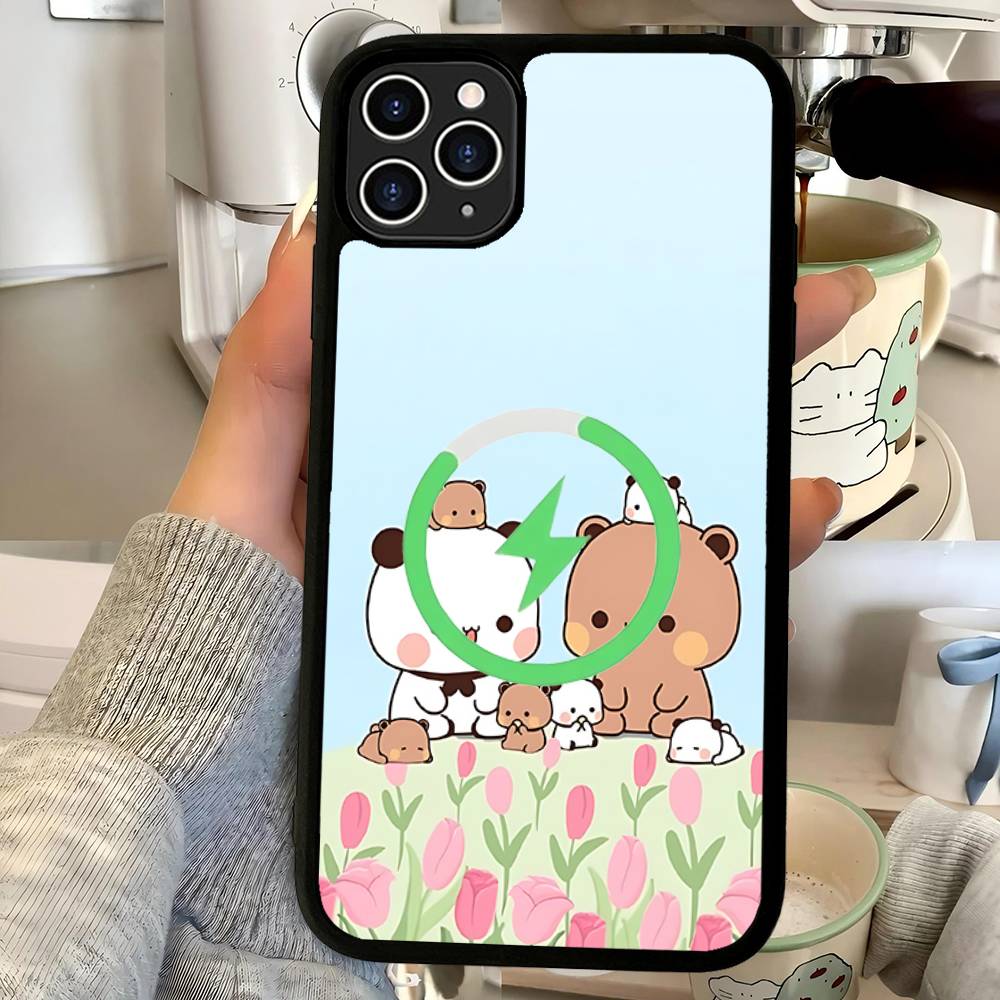 Cute BUBU DUDU Phone Case For IPhone 17 Air 16 15 14 13 12 11 Pro Max Plus For Magsafe Wireless Charge Cover