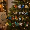 Decorative Bird Charms for Party Favors Sea Glass Advent Calendars 2026, 24 Days Christmas Countdown Calendar with Artistic Gift Friends Family