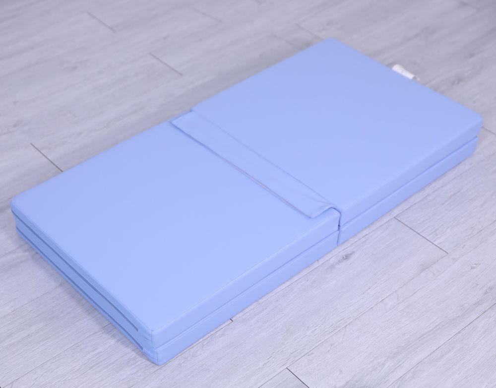 Gymnastic Mats Mattress Satellite 100X100X5 Cm Four-Part - Blue