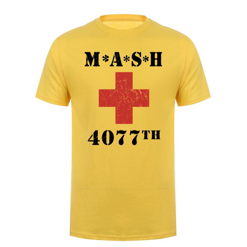 4077th Mash 4077 Alan Alda War T Shirt Unisex Cotton T Shirts Mash Short Sleeve Tee Shirt Cool Clothing Da100