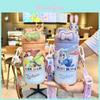 Zootopia Insulated Water Bottle With Straw Lock For Students And Commuters