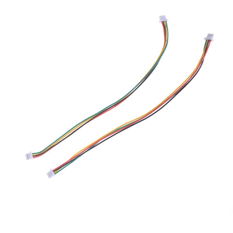 5 X Mini Micro Sh 1.0Mm Jst 4 Broches Double Connecteur Fiche Fils Câbles 150Mm