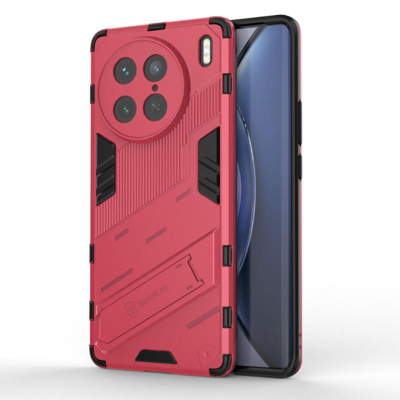 For Vivo X90 Pro Plus 5G Armor Shockproof Phone Case Back Cover Magnetic Kickstand Anti-Fall Protect Coque Cases