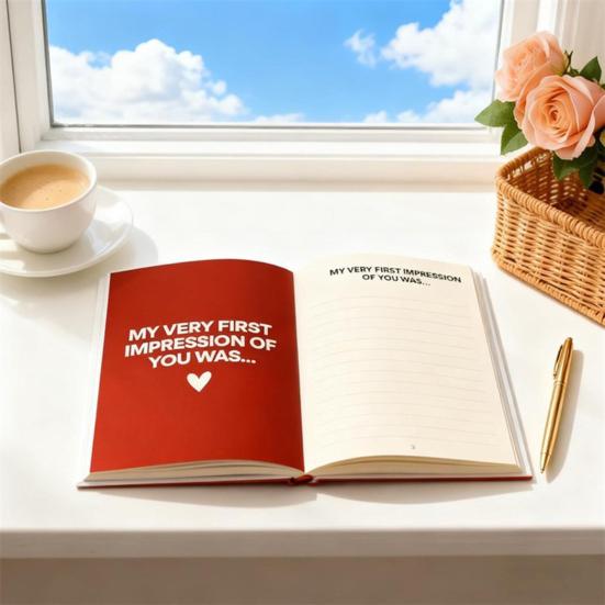 1/2 Bucăți Manualul Amintirilor Emoționale Acesta Este Motivul Pentru Care Ești Al Meu Jurnal Conexiune Emoțională Profundă Scriere Ghidată Carte Cadou Romantică