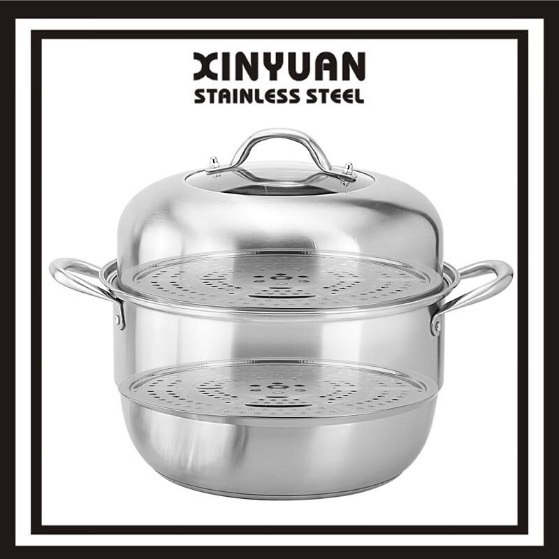 Dampftopf aus Edelstahl