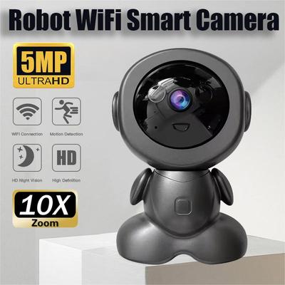 Bezprzewodowa kamera nadzoru WiFi, Noktowizja PTZ Dwukierunkowy głos Bezpieczeństwo Inteligentna sieciowa kamera robot