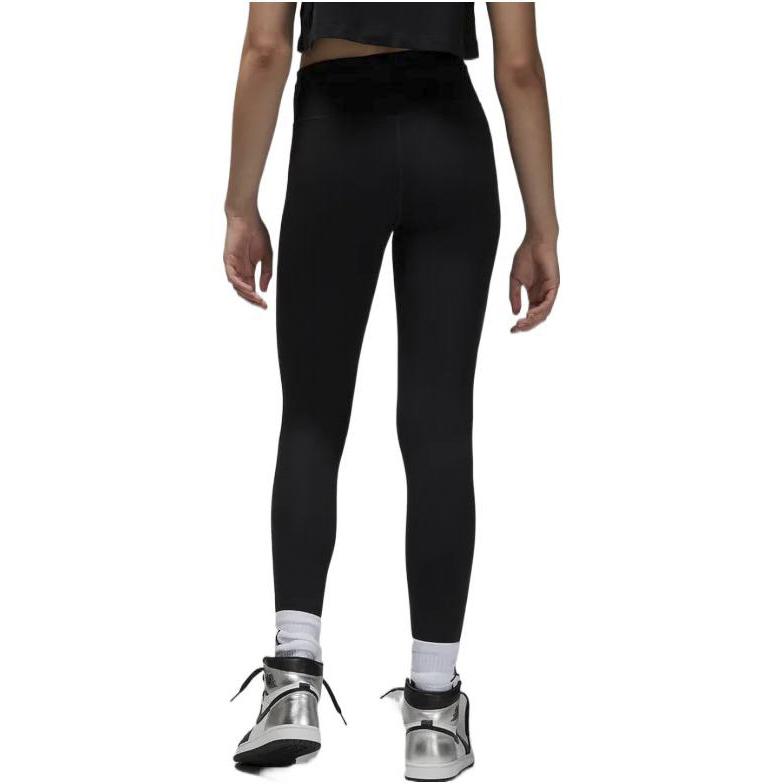 Jordan Dri-FIT Sport Solid Logo Print Drawstring Tight Bottoms Women Bottoms Black DQ4449-010