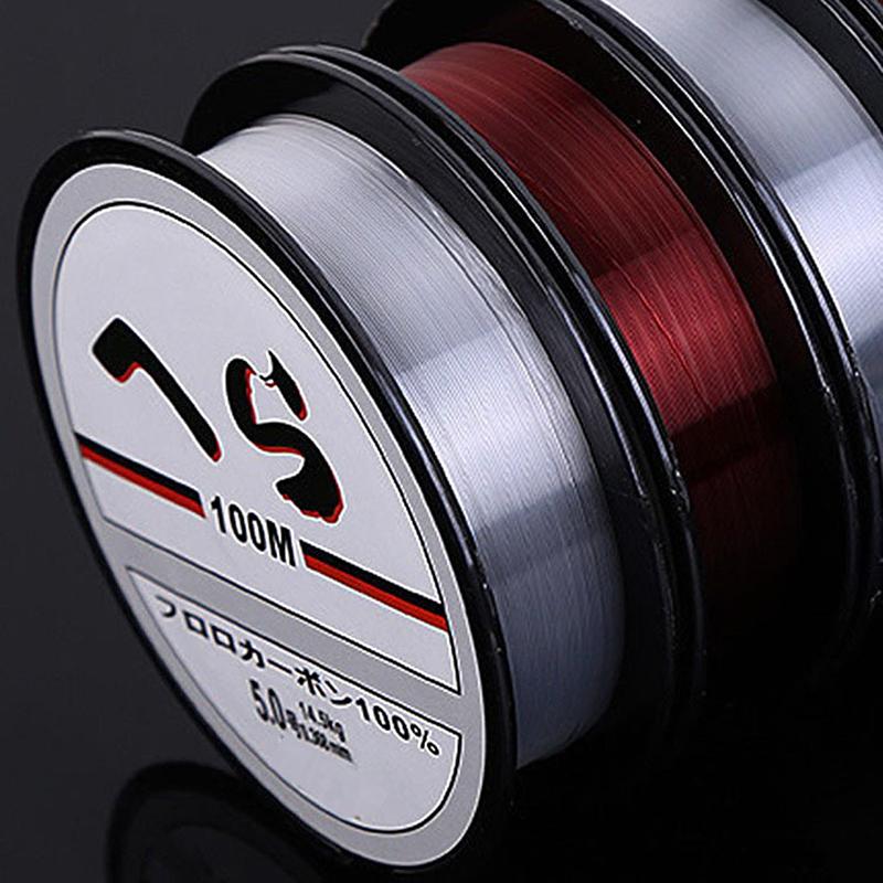 100 Meter Nylon Fishing Line Single Fiber Fluorocarbon Coating Fishing Line Sea Fishing Accessories