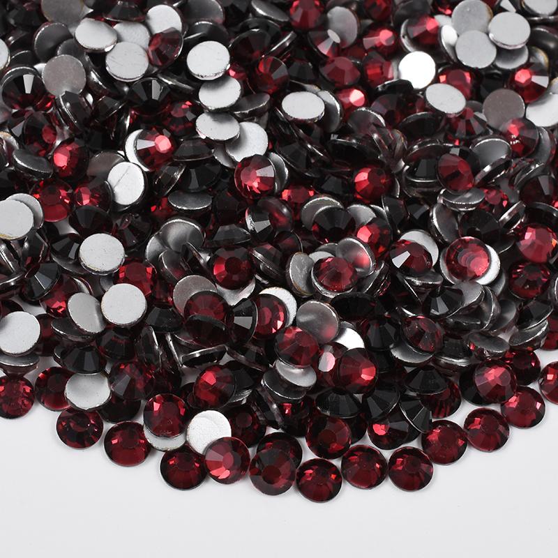 New Misty Rose Colors Glass Rhinestones SS6-SS30 Non Hotfix Crystals Flatback Crystal Rhinestones for Nail Art DIY