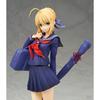 22CM Anime Fate/Stay Night Altria Pendragon Figure 1/7 School Uniform Dress Up Model Toy Gift Collection Action Figure PVC