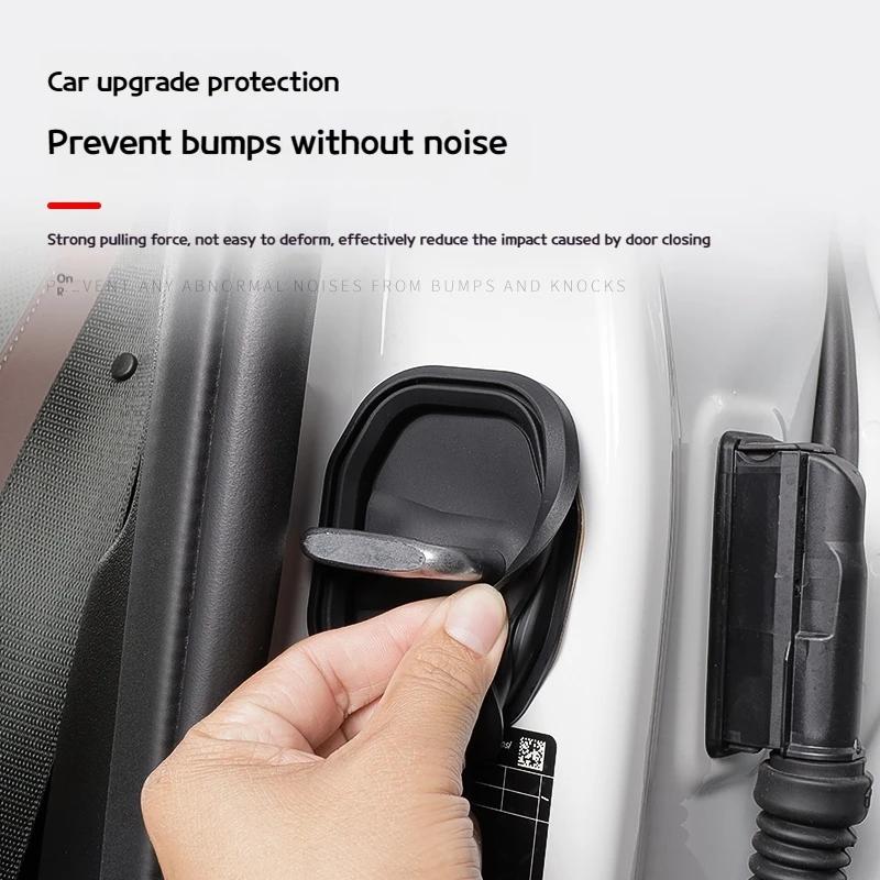 For BMW X3 G45 2025 Door Lock Covers Shock-absorbing Protective Sleeves Anti-collision Stickers Automotive Interior Accessories
